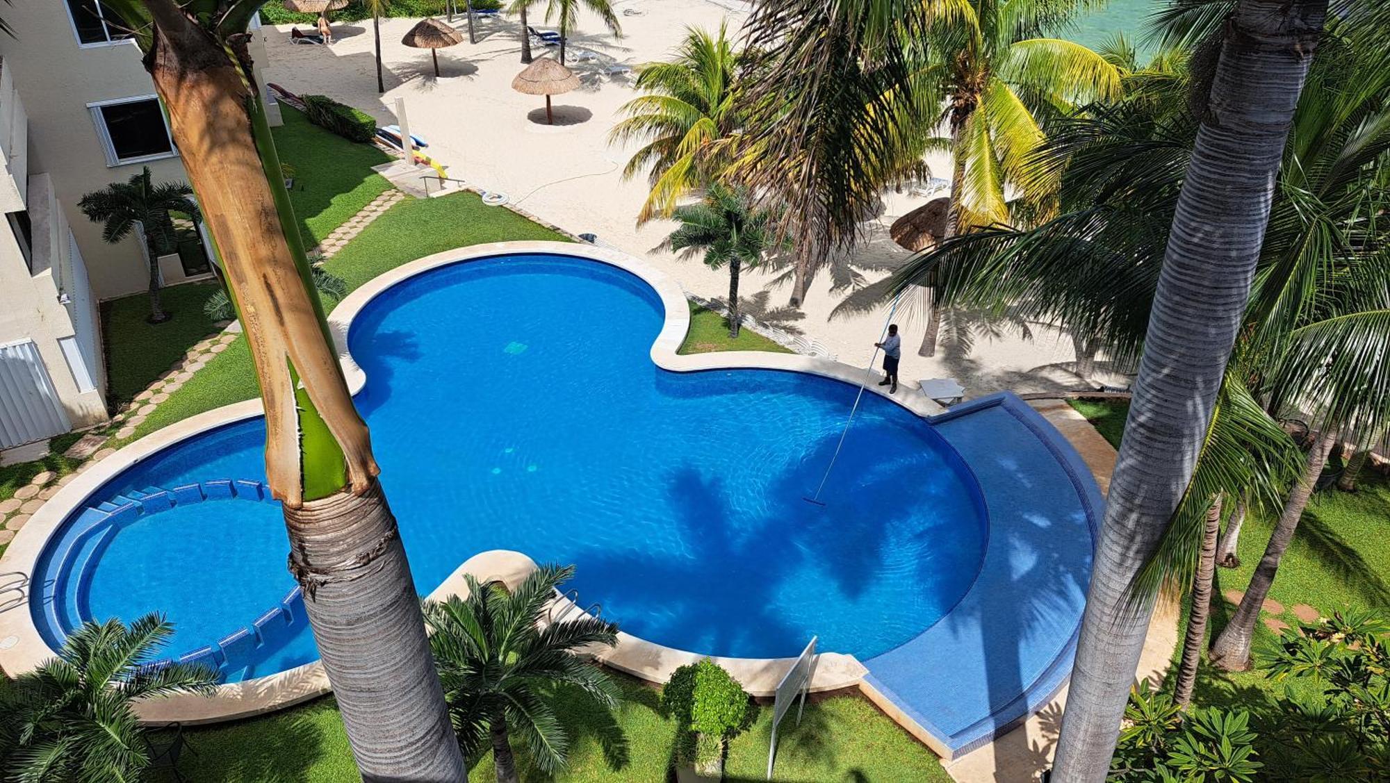 Ocean Front - Ground Floor Condo 坎昆 外观 照片